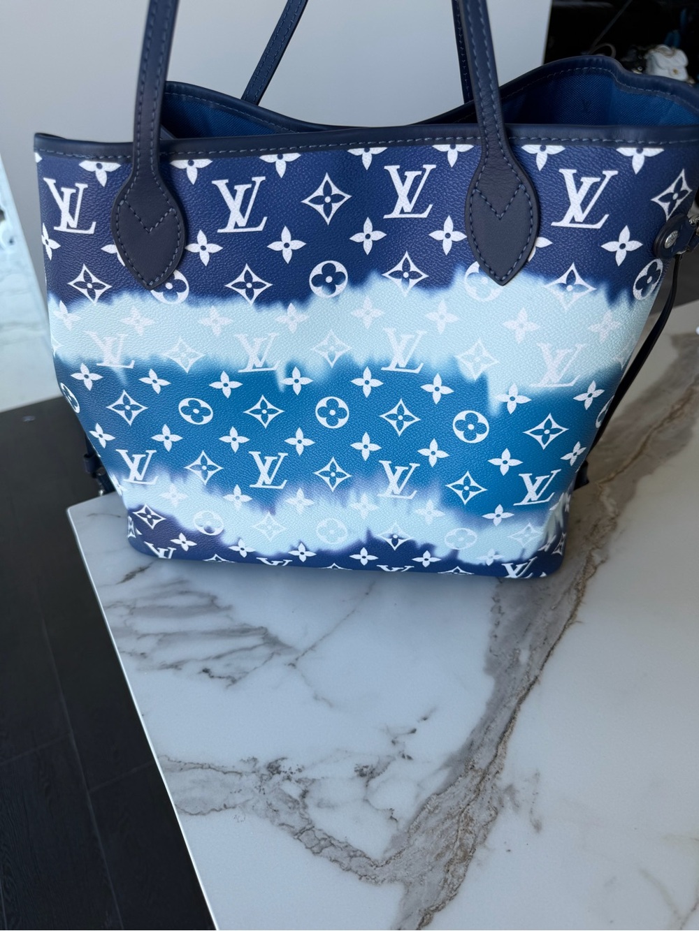 Louis Vuitton Blue Ombre Monogram Tote